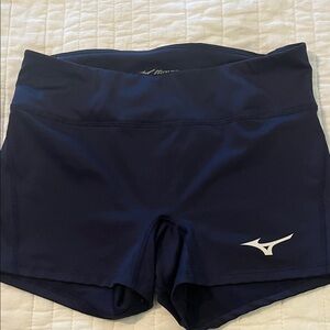 Mizuno Women's Dark Blue Athletic Shorts